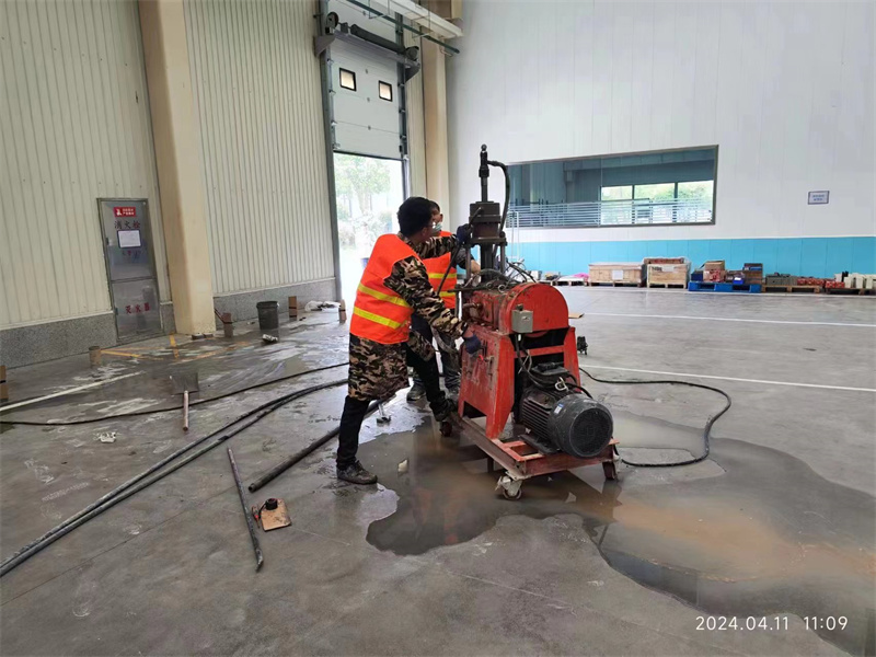 商丘厂房地面下沉塌陷注浆加固施工